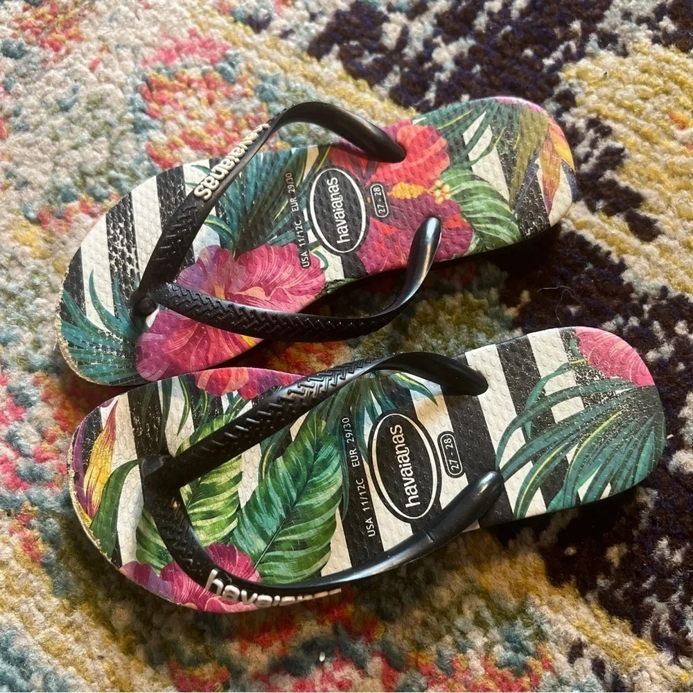 Havaianas Tropical Style, Size 11-12C